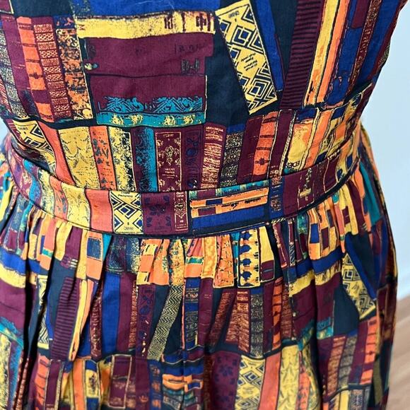 ModCloth Large Dress Cotton Retro 50s Swing Library Book Lover Gift RARE Pinup - Picture 7 of 16